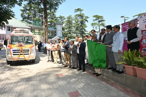 HP CM Office flags off ALS Ambulance from Shimla for public service