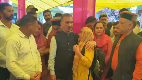 HP CM Office Pledges Homes to Flood-Hit Women