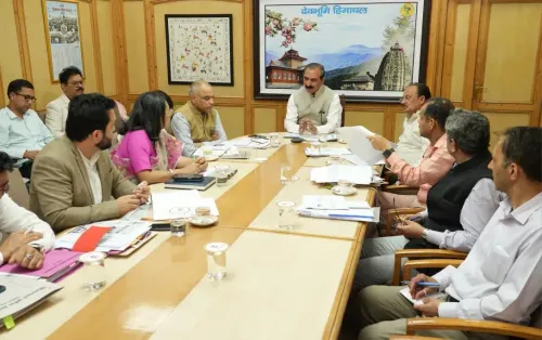 HP CM Sukhu Chairs Labour Dept Review in Shimla