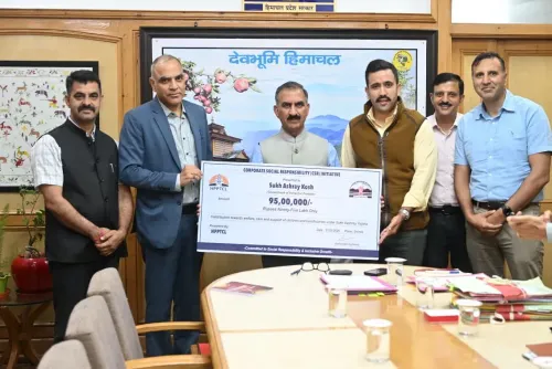 HPPTCL Donates Rs 95 Lakh to Sukh-Ashray Kosh via CSR