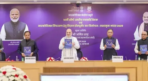 अमित शाह की NCORD बैठक में दो-टूक: ड्रग तस्करों पर कठोरता, पीड़ितों पर सहानुभूति — ₹6,000 करोड़ के नशे को नष्ट करने का अभियान