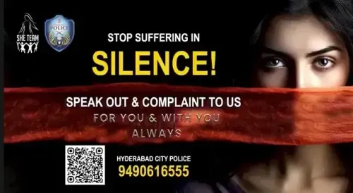 How is Hyderabad Police Addressing Digital Blackmail and Cyberstalking?