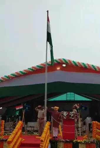 How did Gujarat Home Minister Honor Freedom Fighters and Inspire National Growth?