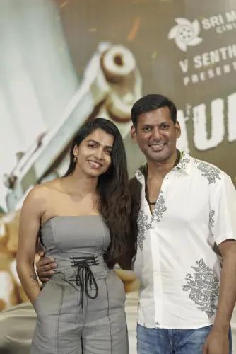 Did Actor Vishal Just Declare His Love for Sai Dhanshika and Set a Wedding Date?