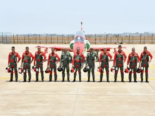 IAF chief AP Singh flies with Suryakiran team at 30th anniversary