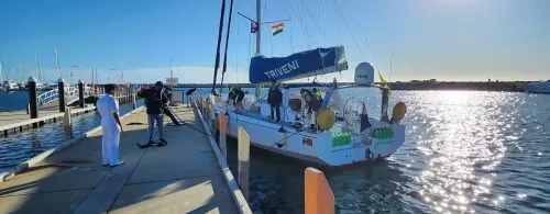 Has IASV Triveni Successfully Completed Its First Leg of Global Expedition to Australia?