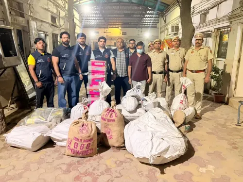 Delhi Police seize 567 kg illegal firecrackers in Harsh Vihar ahead of Diwali