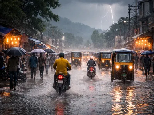 IMD Predicts Heavy Rain and Thunderstorms in Assam Over the Coming Days