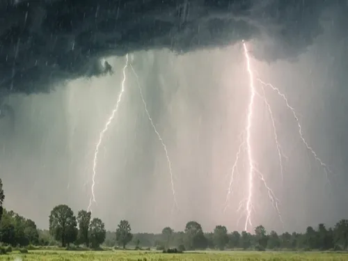 Severe Weather Alert: IMD Predicts Thunderstorms and Hail in Madhya Pradesh Until March 21