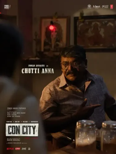Unveiling Imman Annachi's Role in 'Con City' Featuring Arjun Das and Anna Ben