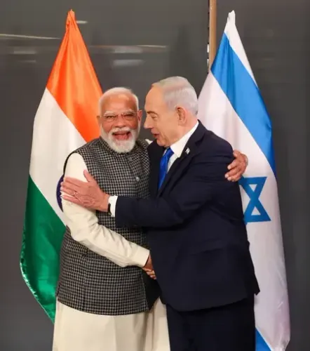 PM Modi and Netanyahu Discuss Strong Friendship During Meeting in Israel