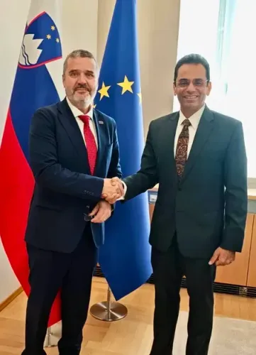 India-Slovenia ties: Amit Narang meets FM Kajzer to chart deeper partnership