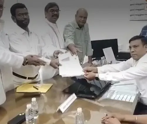 Jharkhand Rajya Sabha polls: INDIA bloc candidates file nominations, MLAs show unity ahead of June 18 vote