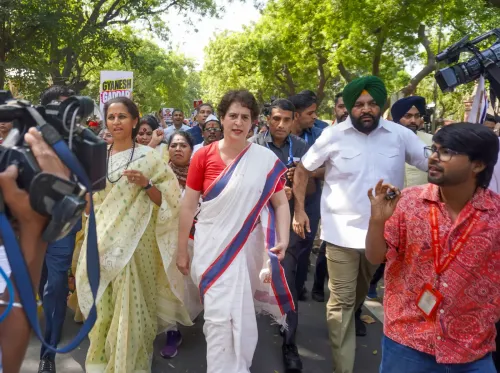 INDIA bloc MPs march to ECI, demand CEC Gyanesh Kumar's resignation