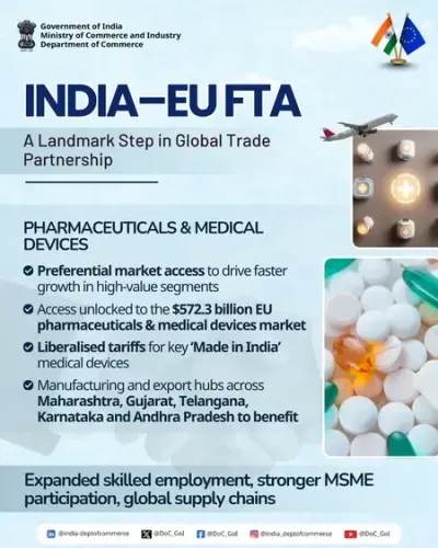 How Will the India-EU Trade Agreement Enhance Access to Medicines and Create Opportunities?