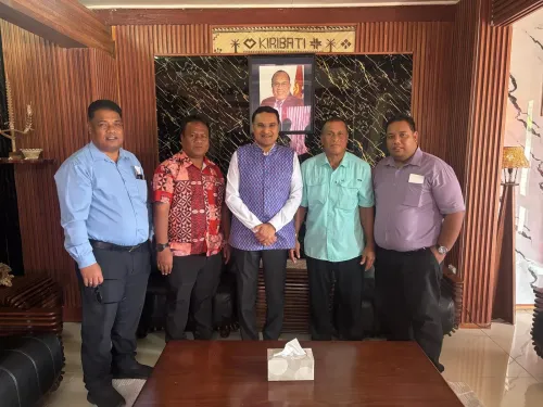 India-Kiribati talks in Tarawa target bilateral cooperation, shared goals