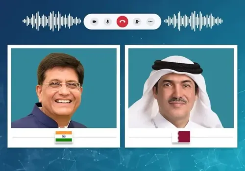 Piyush Goyal, Qatar Discuss Boosting Trade & Supply Chains