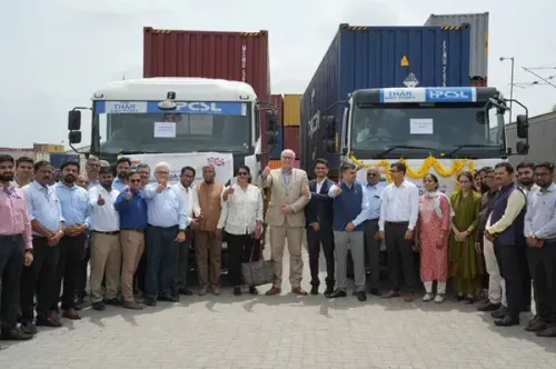 India-UK CETA: Ahmedabad's first shipment flagged off from Sanand ICD