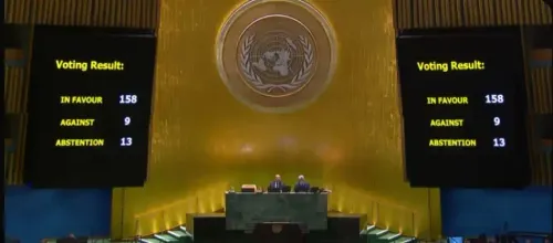 India Supports UNGA Resolution for a Ceasefire in Gaza