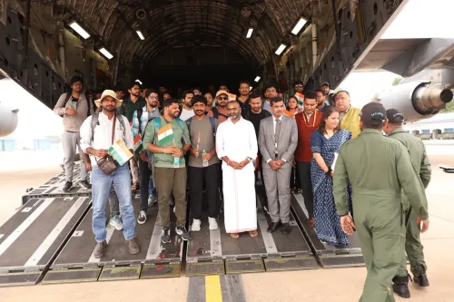 How did the Indian Air Force evacuate 165 nationals from Israel?