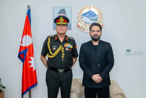 Indian Army Chief Gen Dhiraj Seth meets Nepal PM Balendra Shah in Kathmandu