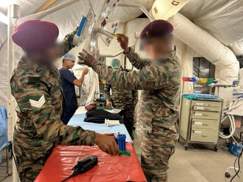 Indian Army engineers power Operation Amistad field hospital in quake-hit Venezuela