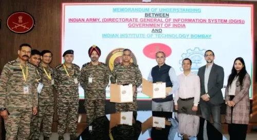 How is the Indian Army Collaborating with IIT Bombay for Research and Innovation?