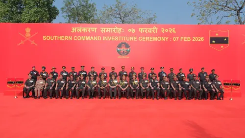 What Honours Did the Indian Army's Southern Command Bestow During the Ceremony in Ahmedabad?