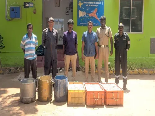 Indian Coast Guard Thwarts Major Sea Cucumber Smuggling Near Vedalai