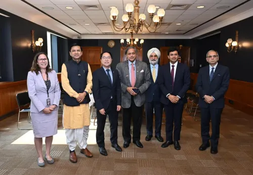 How Did the Indian Delegation Engage with Senator Andy Kim on Counterterrorism and Trade Talks?