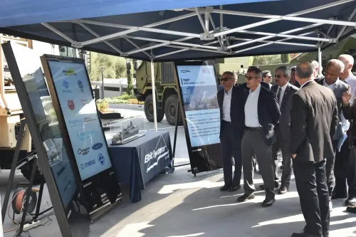 How is the Indian delegation enhancing defence ties with Israeli firms?