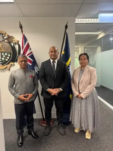 How Does India Reaffirm Its Commitment to Nauru's Development?