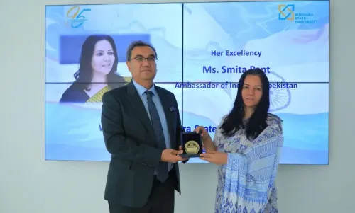 What Educational Partnerships Did the Indian Envoy Discuss at Bukhara University?