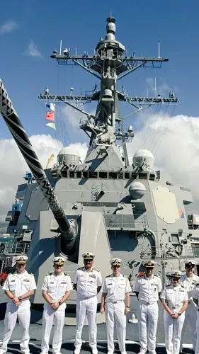 Did Indian Naval Chief Visit USS Daniel Inouye at Joint Base Pearl Harbor Hickam?