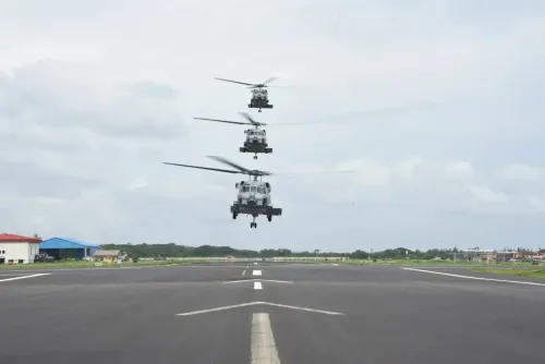 How is the Indian Navy enhancing its maritime capabilities with the new MH-60R 'Ospreys' squadron?