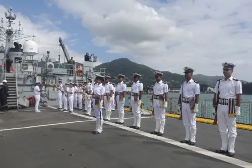 Did the Indian Navy Training Squadron Conclude Its Visit to Seychelles?
