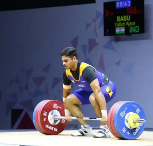 Did India’s Ajaya Babu Valluri Secure 16th Place at the World Weightlifting Championships?