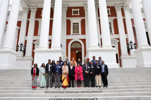 How is India's National Consensus and Collective Resolve Against Terrorism Highlighted in South Africa?