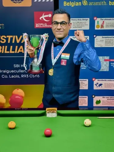 Sourav Kothari retains World Billiards crown, crushes Advani 1133-477 in Carlow final