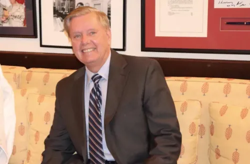 How is India’s US envoy addressing tariff challenges with Senator Lindsey Graham?