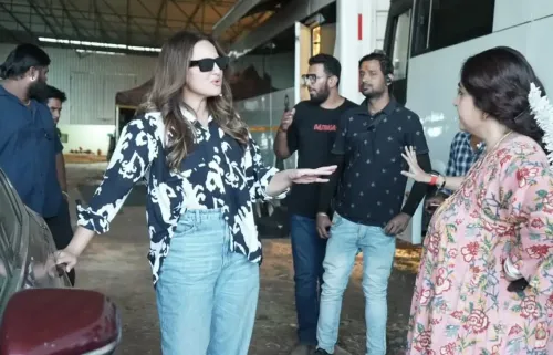 क्या इंदिरा कृष्णा ने 'जटाधारा' की शूटिंग को रोमांचक अनुभव बताया?