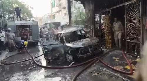 इंदौर के तिलक नगर में आग की भीषण घटना, छह लोगों की जान गई