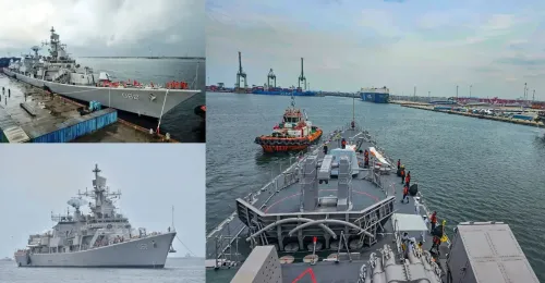 INS Mumbai Engages in Multinational Exercise La Perouse