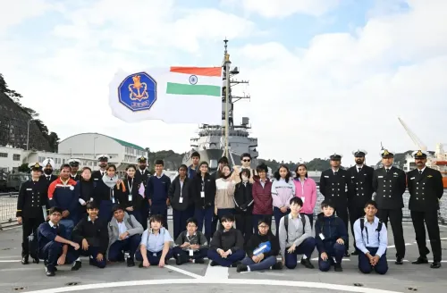 How is INS Sahyadri Showcasing India’s Maritime Heritage in Japan?