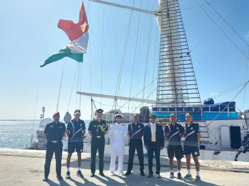 INS Sudarshini reaches Lisbon on 15th port call of Lokayan 26 voyage