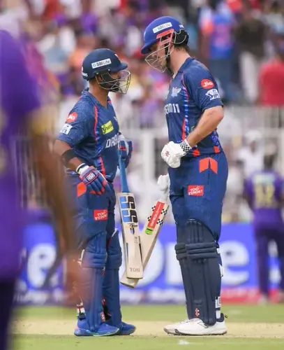 IPL 2025: Marsh and Pooran Lead LSG to 238/3 Against KKR