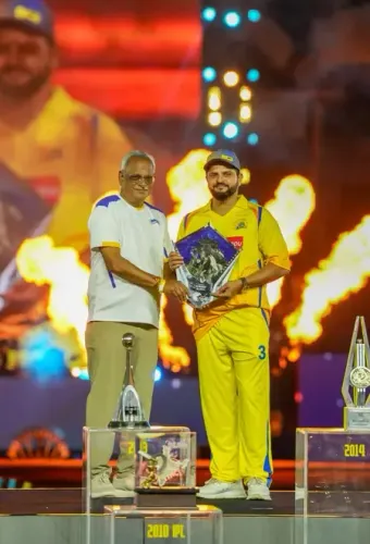 CSK Honors Raina and Hayden with First Hall of Fame Induction