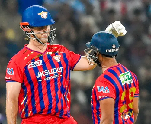 Marsh's 111 off 56 powers LSG to 209-3 against RCB in rain-hit IPL clash