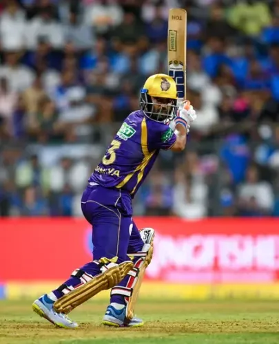 IPL 2026: Rahane and Raghuvanshi's Fifties Propel KKR to 220 Against MI