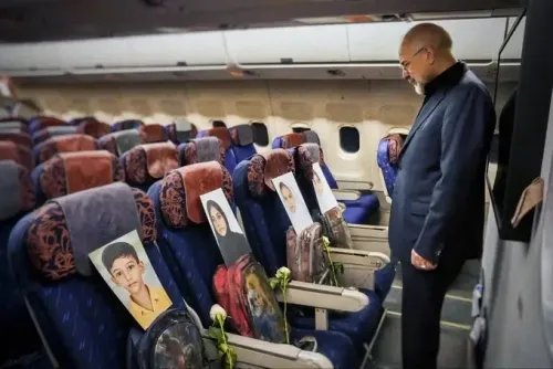 Iran's Parliament Speaker Highlights Minab Attack Victims on Flight to Islamabad for US Negotiations